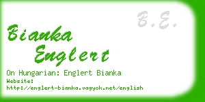 bianka englert business card